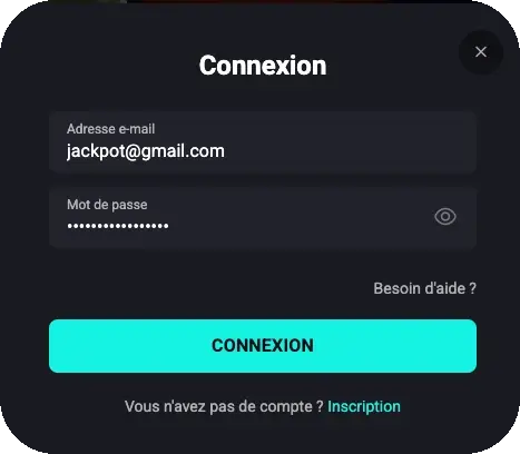 formulaire de connexion