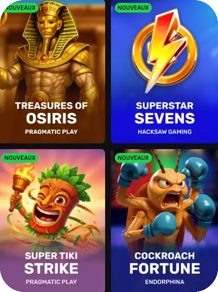 nouveau catalogue de machines à sous